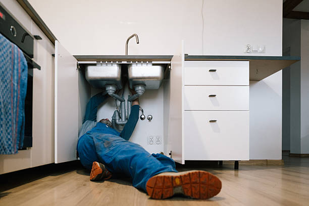 Professional Plumbing technician working in Dover, NH